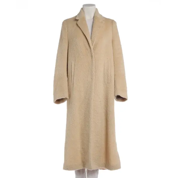 Mid-Season Coat in White, Polyimide, Dorothee Schumacher