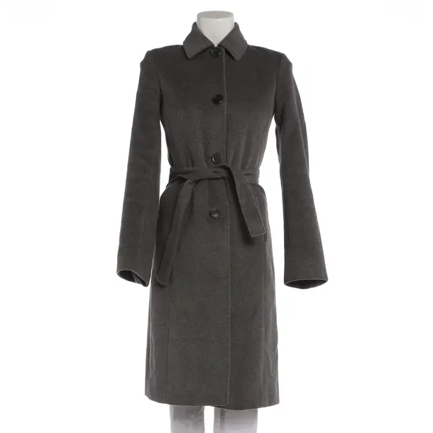 Mid-Season Coat in Gray, Wool, Hugo Boss