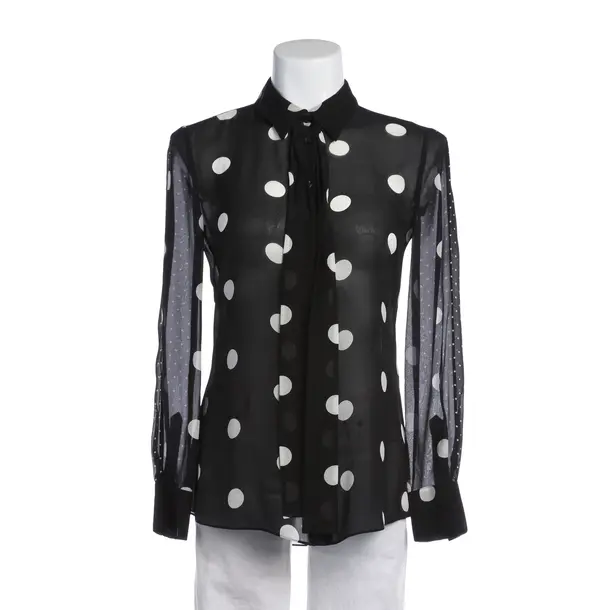 Blouse, in Black, Silk, Boutique Moschino
