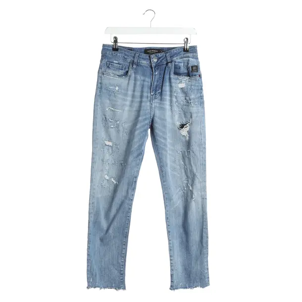 Jeans Slim Fit in Blau, Baumwolle, Elias Rumelis