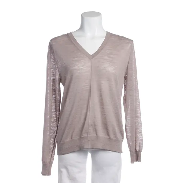 Jumper in Purple, Linen, Closed
