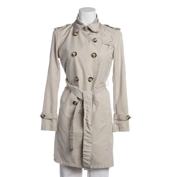Mid-Season Coat in White, Polyester, Moncler