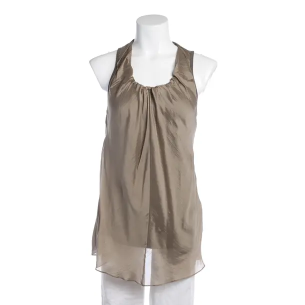 Top in Braun, Baumwolle, Brunello Cucinelli