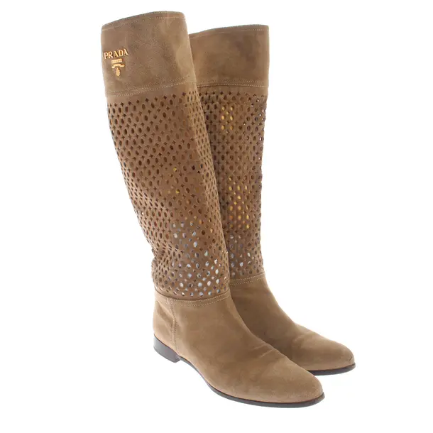 Boots in Brown, , Prada
