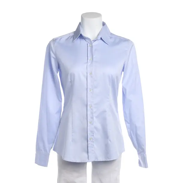 Bluse in Blau, Baumwolle, Van Laack