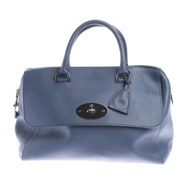 Handtasche in Blau, Leder, Mulberry