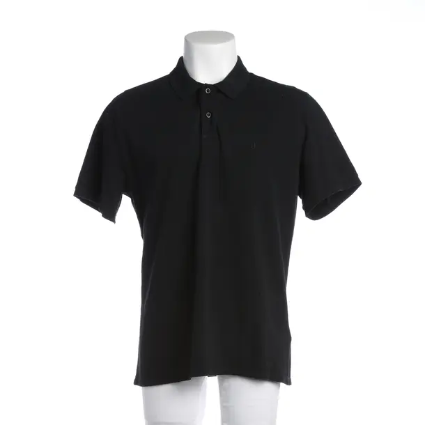 Poloshirt in Schwarz, Baumwolle, Dondup