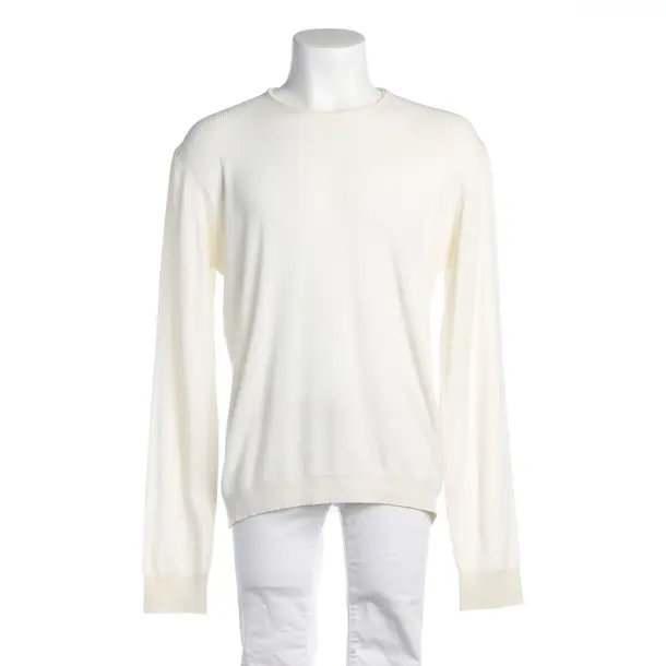 Pullover in Weiß, Baumwolle, Roberto Collina