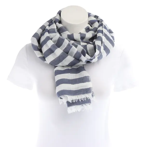 Schal, in Blau, Viskose, Max Mara