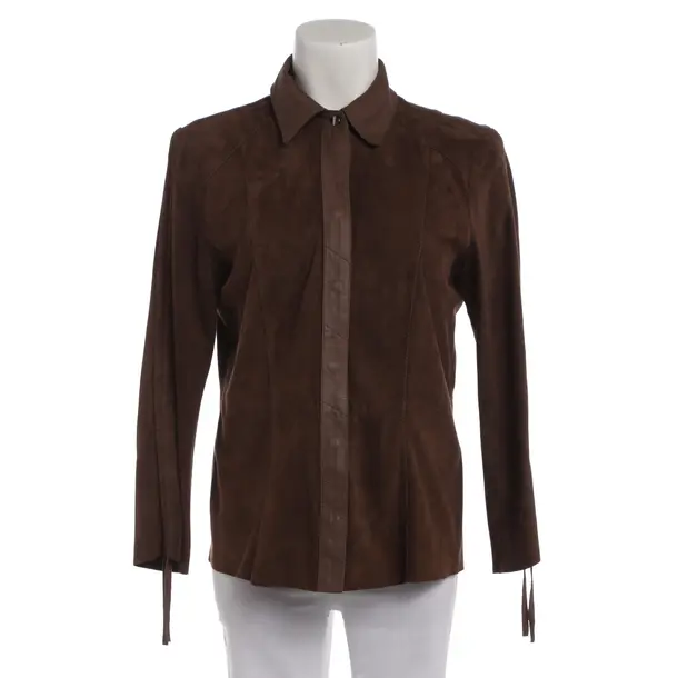 Lederjacke in Braun, Leder, Marc Cain