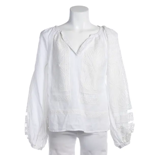 Blouse in White, Ramia, Maje