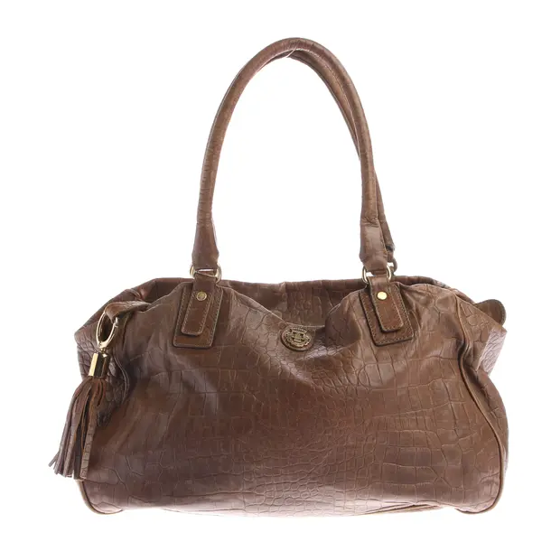 Shoulder Bag, in Brown, Leather, Roeckl