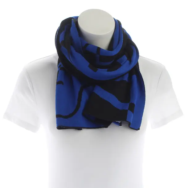 Schal in Schwarz, Baumwolle, Versace