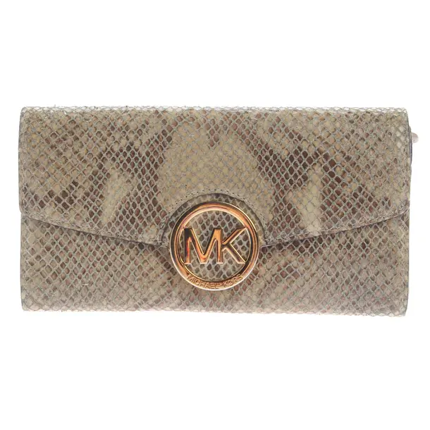 Geldbörse in Weiß, Leder, Michael Kors