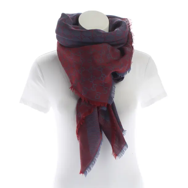 Tuch, in Bordeaux, Wolle, Gucci