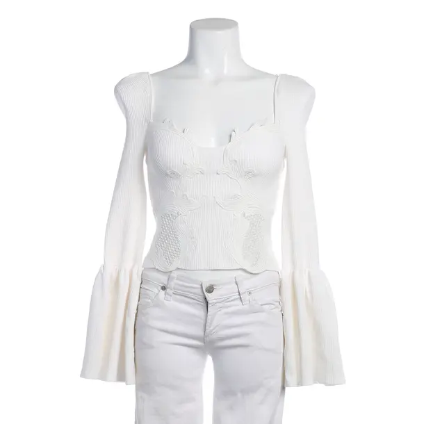 Bluse, in Weiß, Viskose, self-portrait