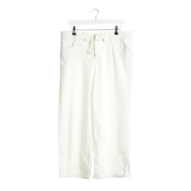 Pants in White, Cotton, Marc Cain