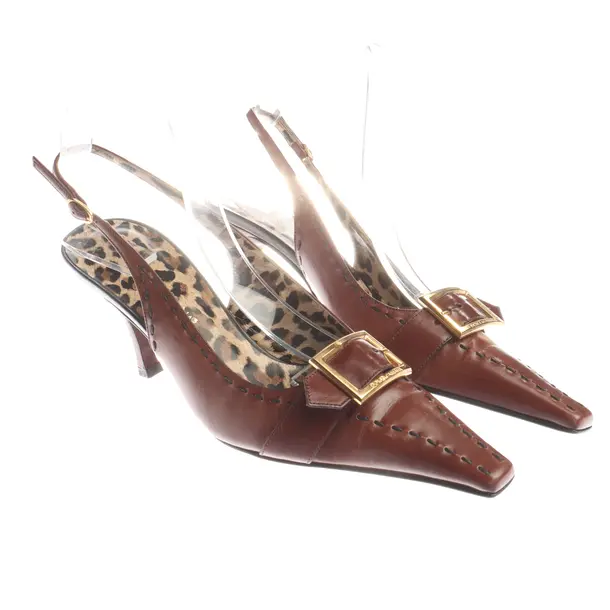 Slingbacks in Brown, , Dolce & Gabbana