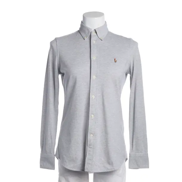 Bluse in Grau, Baumwolle, Polo Ralph Lauren