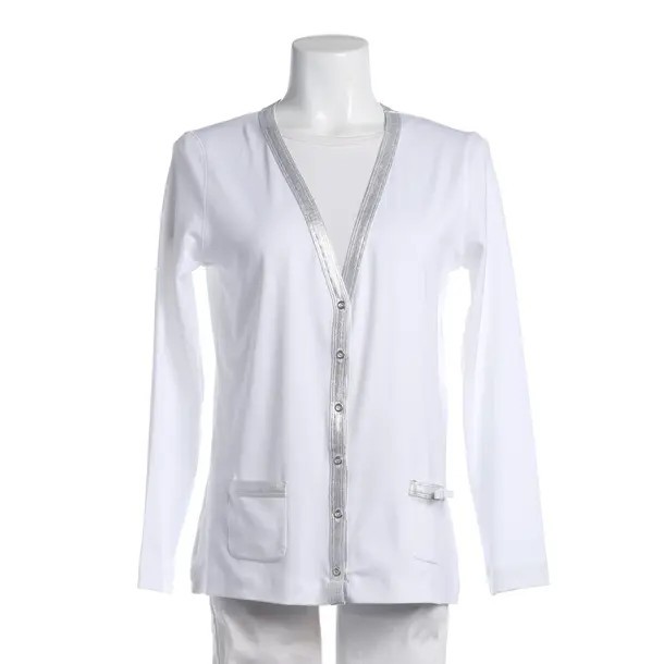 Cardigan, in Bianco, Cotone, Marc Cain