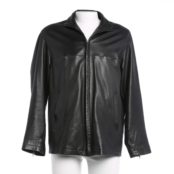 Leather Jacket in Black, Leather, Strellson