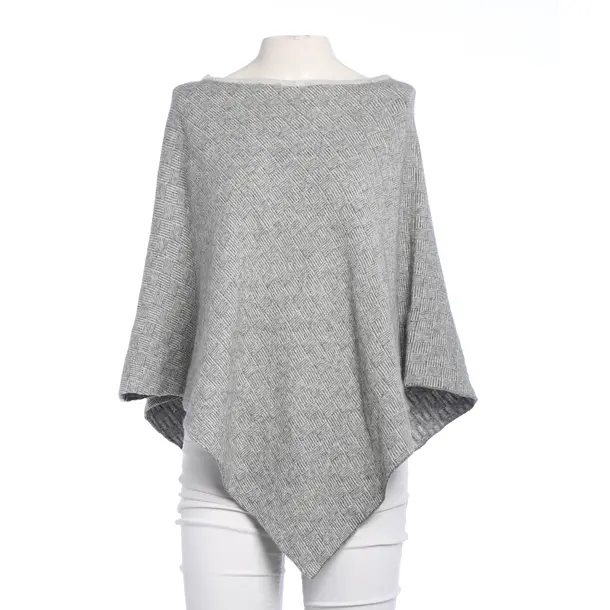 Poncho in Gray, Viscose, Bogner