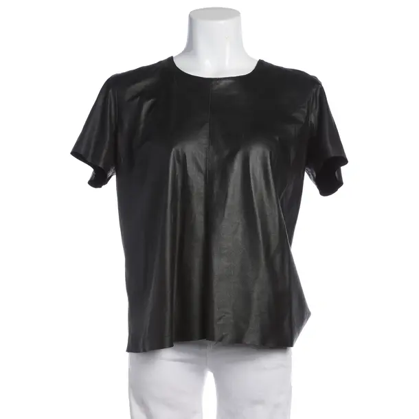 Shirt in Black, Leather, Utzon