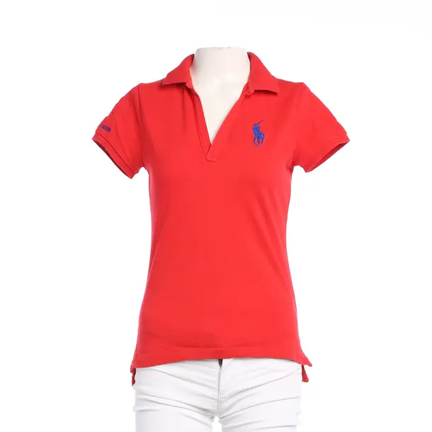 Poloshirt, in Rot, Baumwolle, Polo Ralph Lauren