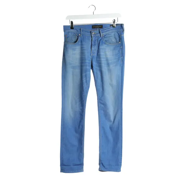 Straight Fit Jeans in Blue, Cotton, Baldessarini