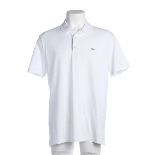 Poloshirt in Weiß, Baumwolle, Lacoste