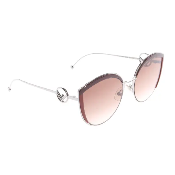 Sonnenbrille in Metallic, Metall, Fendi