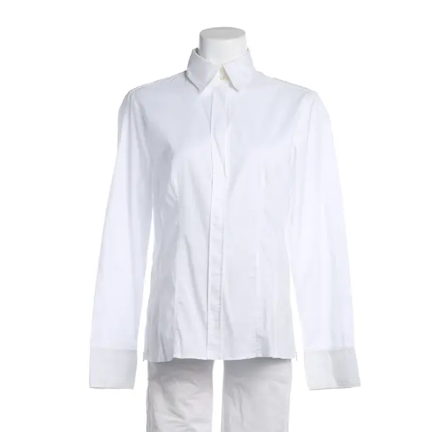 Bluse in Weiß, Baumwolle, Hugo Boss Black Label