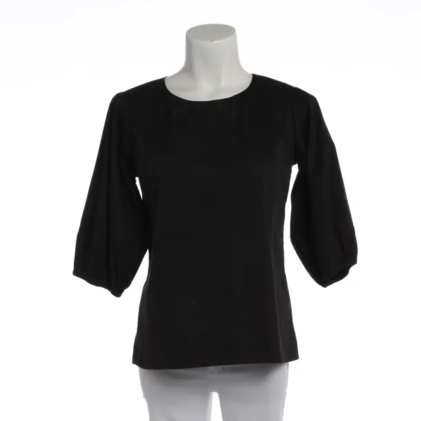 Bluse in Schwarz, Baumwolle, Soluzione