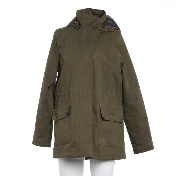 Übergangsmantel, in Olivgrün, Baumwolle, Barbour