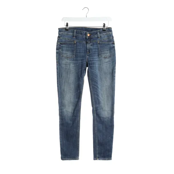 Jeans Slim Fit in Blau, Baumwolle, Closed