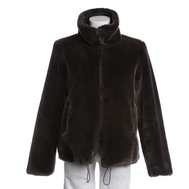 Mid-Season Jacket, in Brown, Acrylic, Max Mara