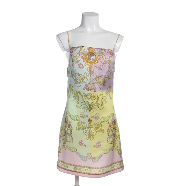 Cocktail Dress in Multicolored, Silk, Versace Jeans Couture