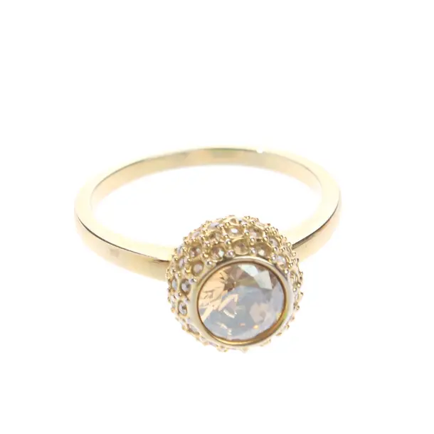 Ring in Metallic, Metal (metallic, metallized), Swarovski