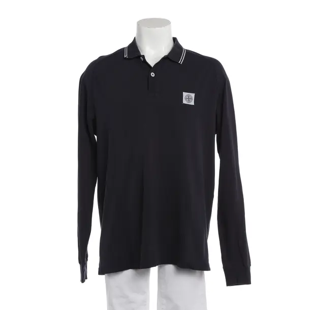 Longsleeve in Blau, Baumwolle, Stone Island
