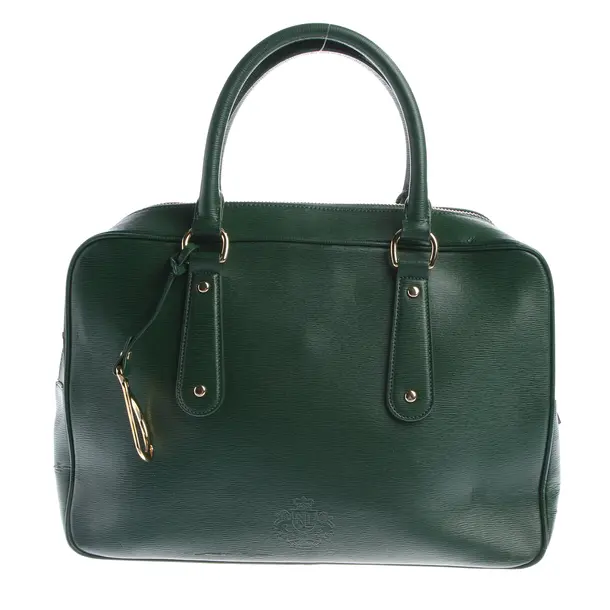 Handbag, in Green, Leather, Lauren Ralph Lauren