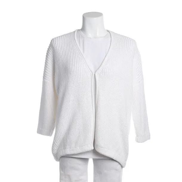Strickjacke in Weiß, Baumwolle, Hemisphere