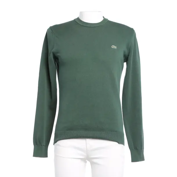 Pullover, in Dunkelgrün, Baumwolle, Lacoste