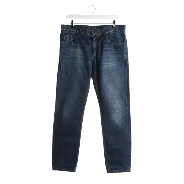 Straight Fit Jeans, in Navy, Cotton, Fendi