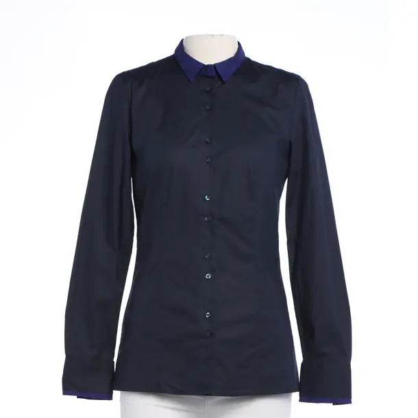 Bluse in Blau, Baumwolle, Hugo Boss Red Label