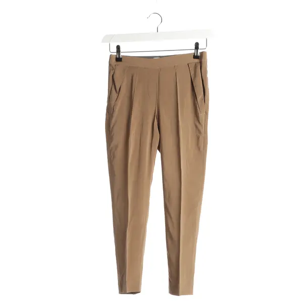 Pants in Brown, Silk, Brunello Cucinelli