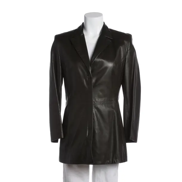 Giacca in pelle, in Nero, Pelle, Marc Cain