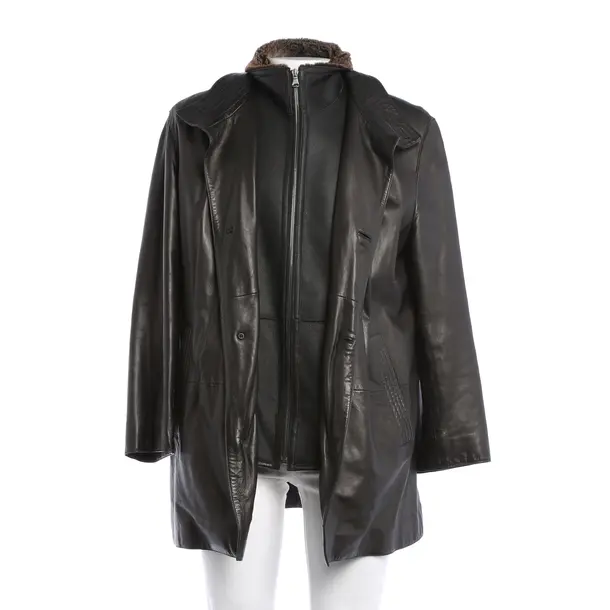 Giacca in pelle, in Nero, Pelle, Hugo Boss Etichetta Nera