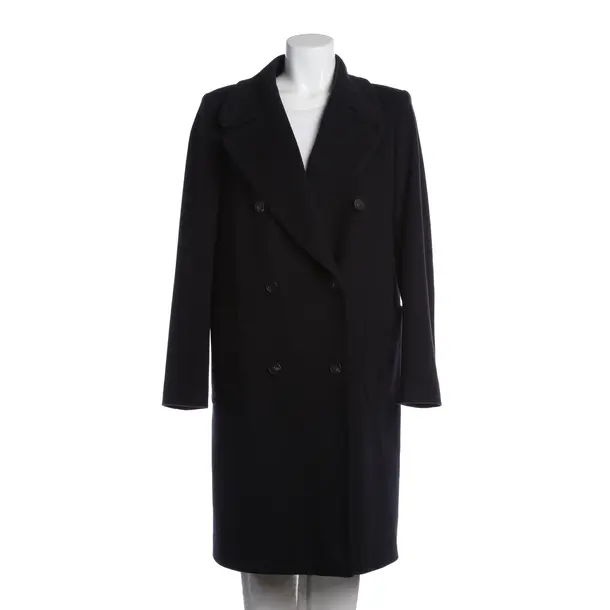 Mid-Season Coat in Blue, Wool, Tagliatore