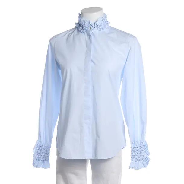 Camicetta, in Azzurro, Cotone, Le Sarte Pettegole