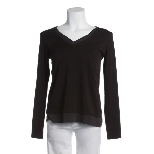 Longsleeve, in Dunkelbraun, Baumwolle, Marc Cain